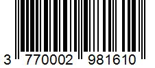 Barcode 3770002981610