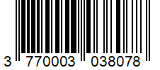 Barcode 3770003038078