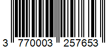 Barcode 3770003257653