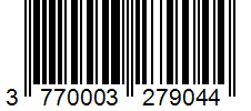 Barcode 3770003279044