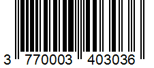 Barcode 3770003403036