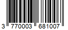 Barcode 3770003681007