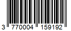 Barcode 3770004159192