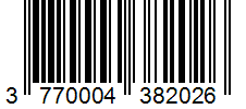 Barcode 3770004382026