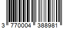 Barcode 3770004388981