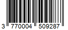 Barcode 3770004509287