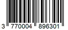 Barcode 3770004896301