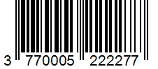 Barcode 3770005222277