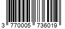 Barcode 3770005736019