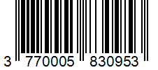 Barcode 3770005830953
