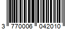 Barcode 3770006042010