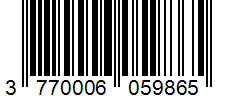 Barcode 3770006059865