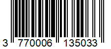 Barcode 3770006135033