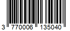 Barcode 3770006135040