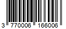 Barcode 3770006166006