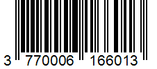 Barcode 3770006166013