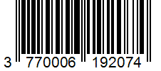 Barcode 3770006192074