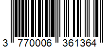 Barcode 3770006361364