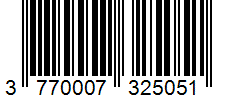 Barcode 3770007325051