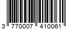 Barcode 3770007410061