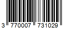 Barcode 3770007731029