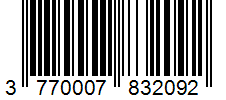 Barcode 3770007832092