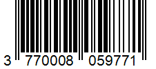 Barcode 3770008059771
