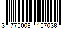 Barcode 3770008107038