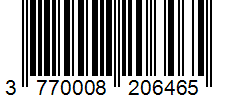 Barcode 3770008206465