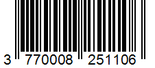 Barcode 3770008251106