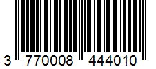 Barcode 3770008444010
