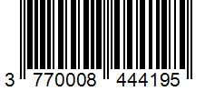 Barcode 3770008444195