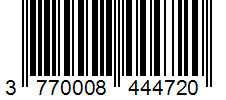 Barcode 3770008444720