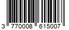 Barcode 3770008615007