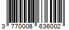 Barcode 3770008636002