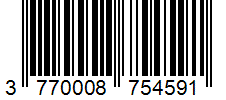 Barcode 3770008754591