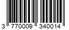Barcode 3770009340014