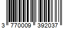 Barcode 3770009392037