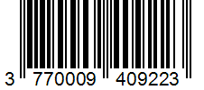 Barcode 3770009409223