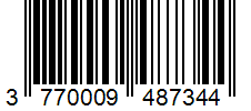 Barcode 3770009487344