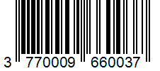 Barcode 3770009660037