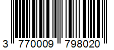 Barcode 3770009798020