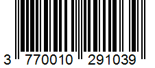 Barcode 3770010291039