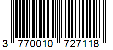 Barcode 3770010727118