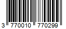 Barcode 3770010770299