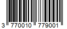 Barcode 3770010779001