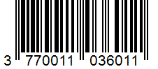 Barcode 3770011036011