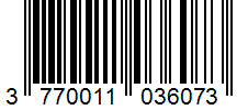 Barcode 3770011036073