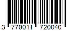 Barcode 3770011720040