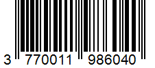 Barcode 3770011986040